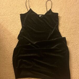 black sparkly dress size small